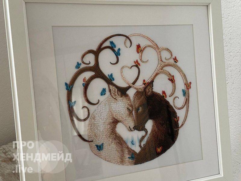 Картина вышитая бисером «Единство»
