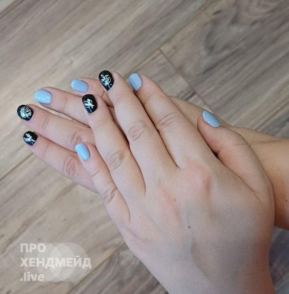 Маникюр и педикюр с покрытием гель-лаком